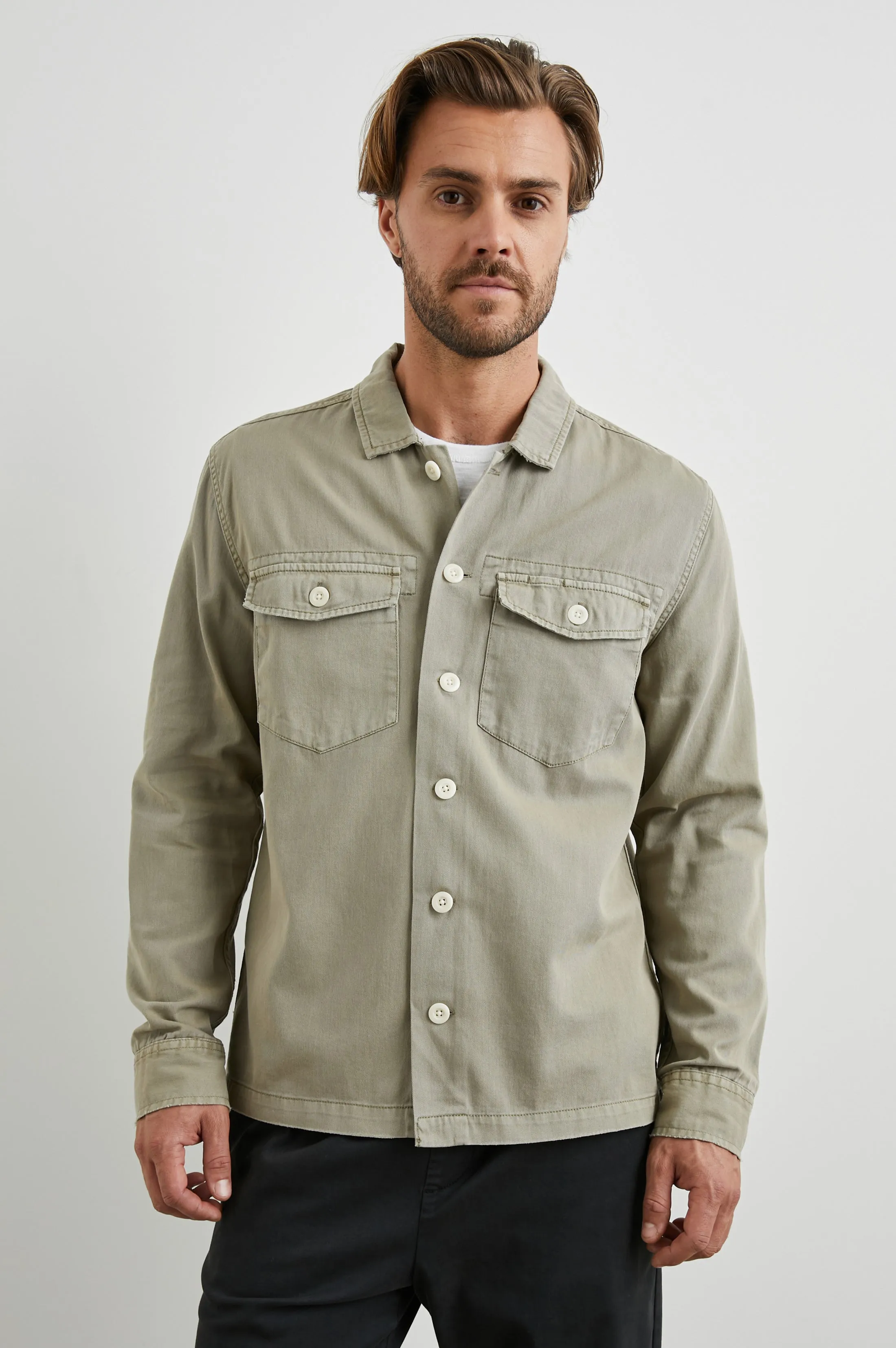 KEROUAC SHIRT JACKET - NATURAL Rails