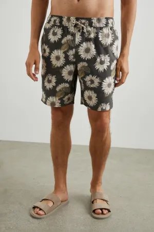 KIAN SWIM SHORT - SUNFLOWER TWIRL BARK Rails