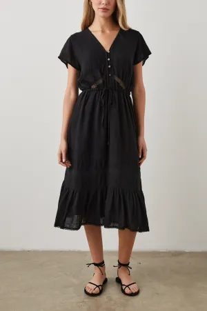 KIKI DRESS - BLACK LACE DETAIL Rails