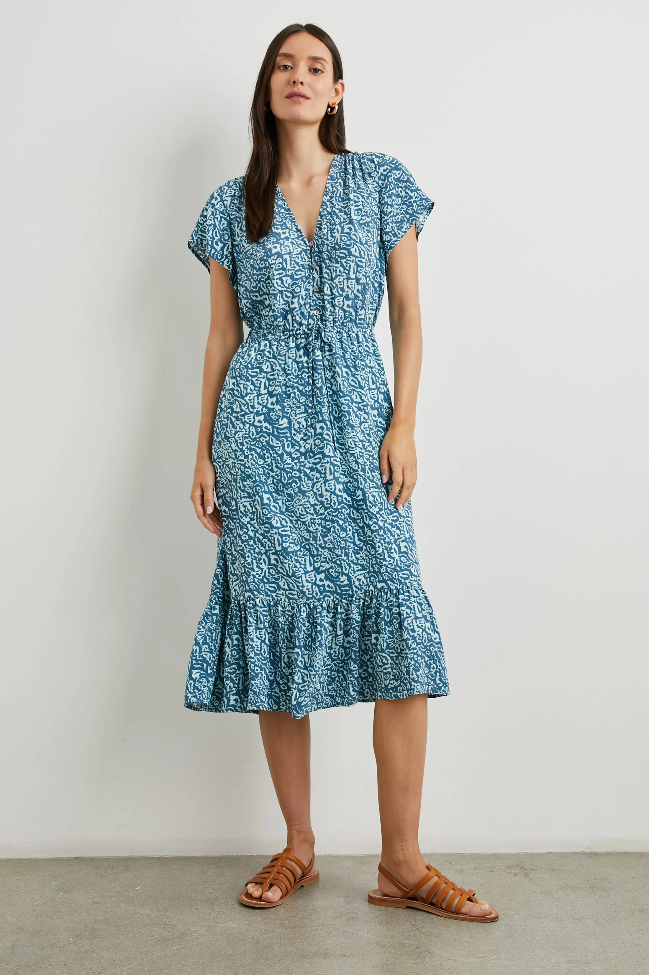 KIKI DRESS - BLUE HAVANA Rails
