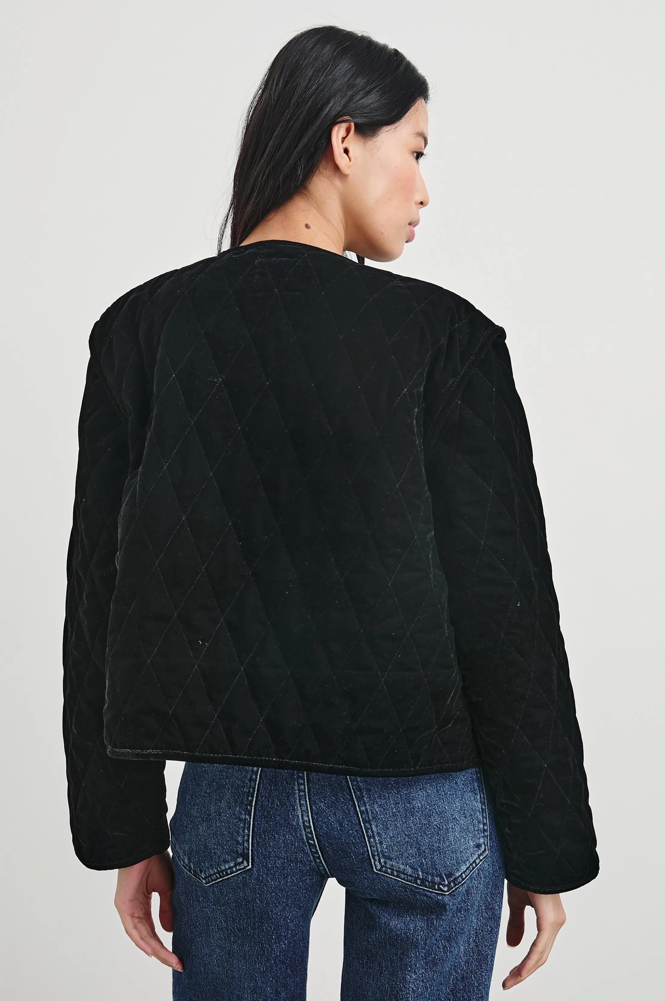 KIKO JACKET - BLACK VELVET Rails