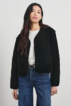 KIKO JACKET - BLACK VELVET Rails