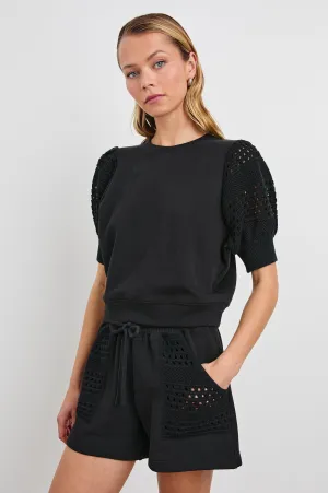 KIMBERLY SWEATSHIRT - BLACK Rails