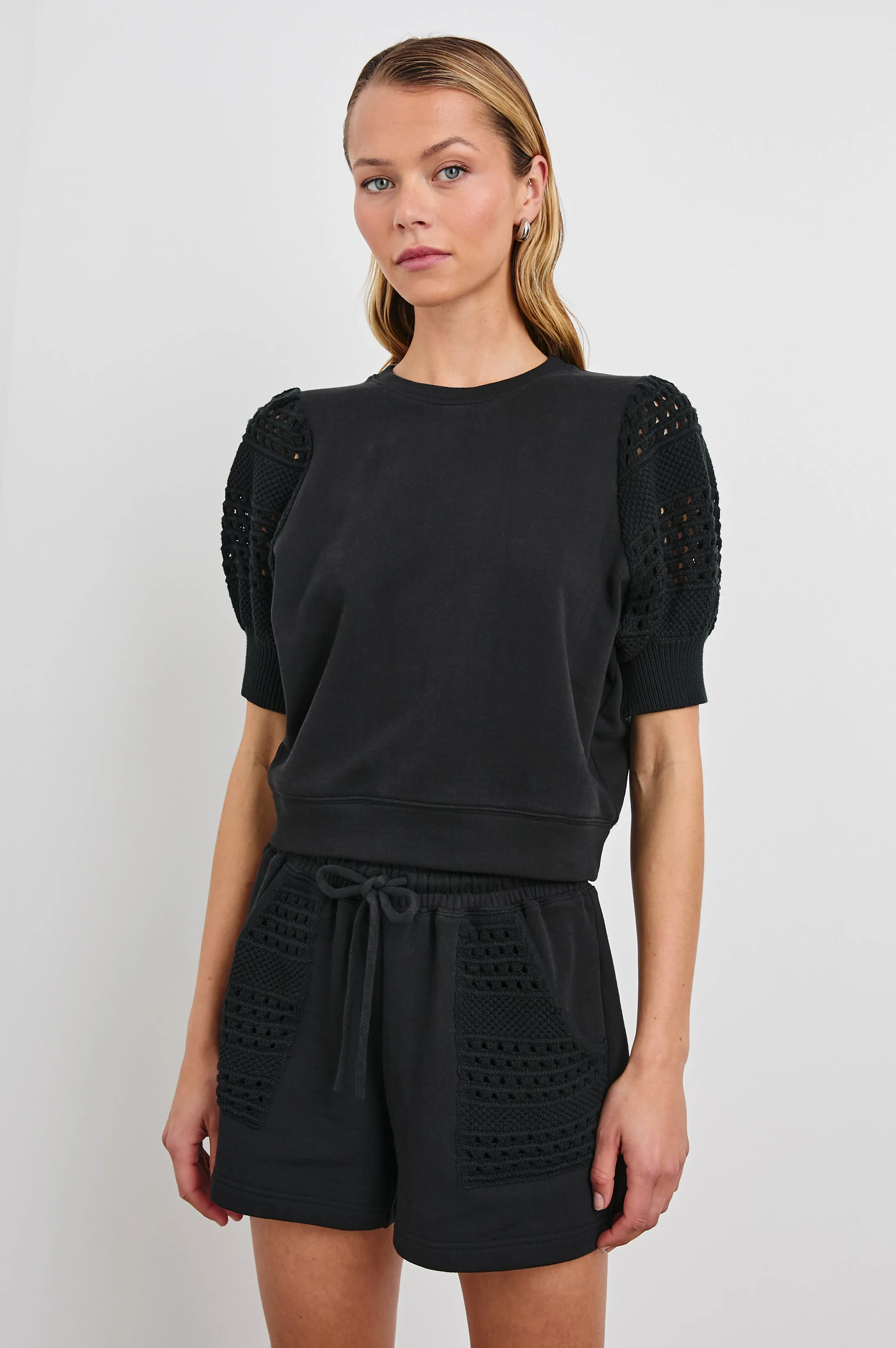 KIMBERLY SWEATSHIRT - BLACK Rails