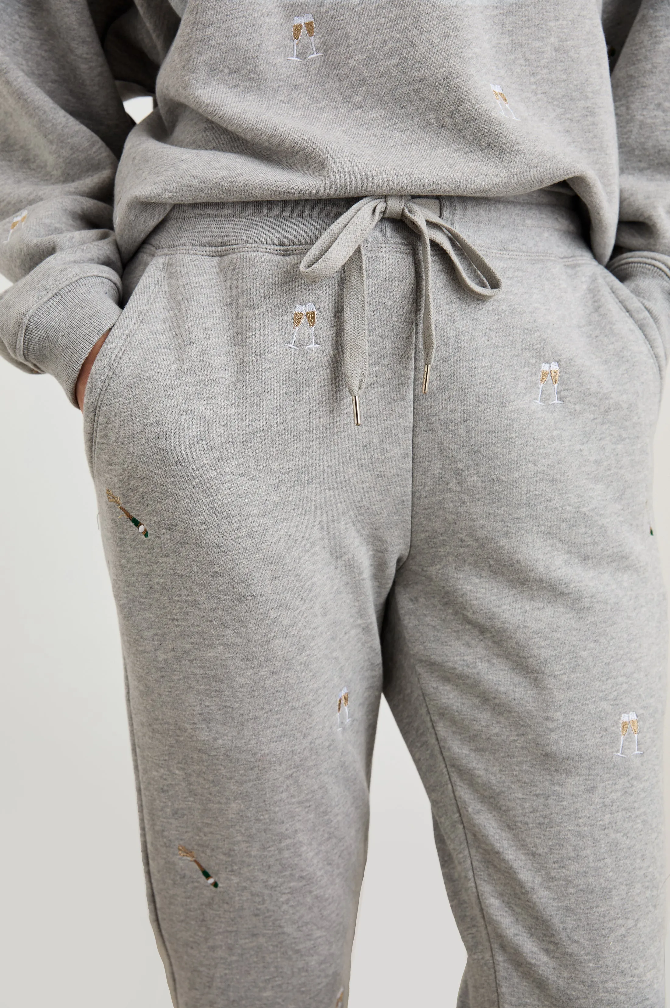 KINGSTON PANT - CHAMPAGNE EMBROIDERY Rails