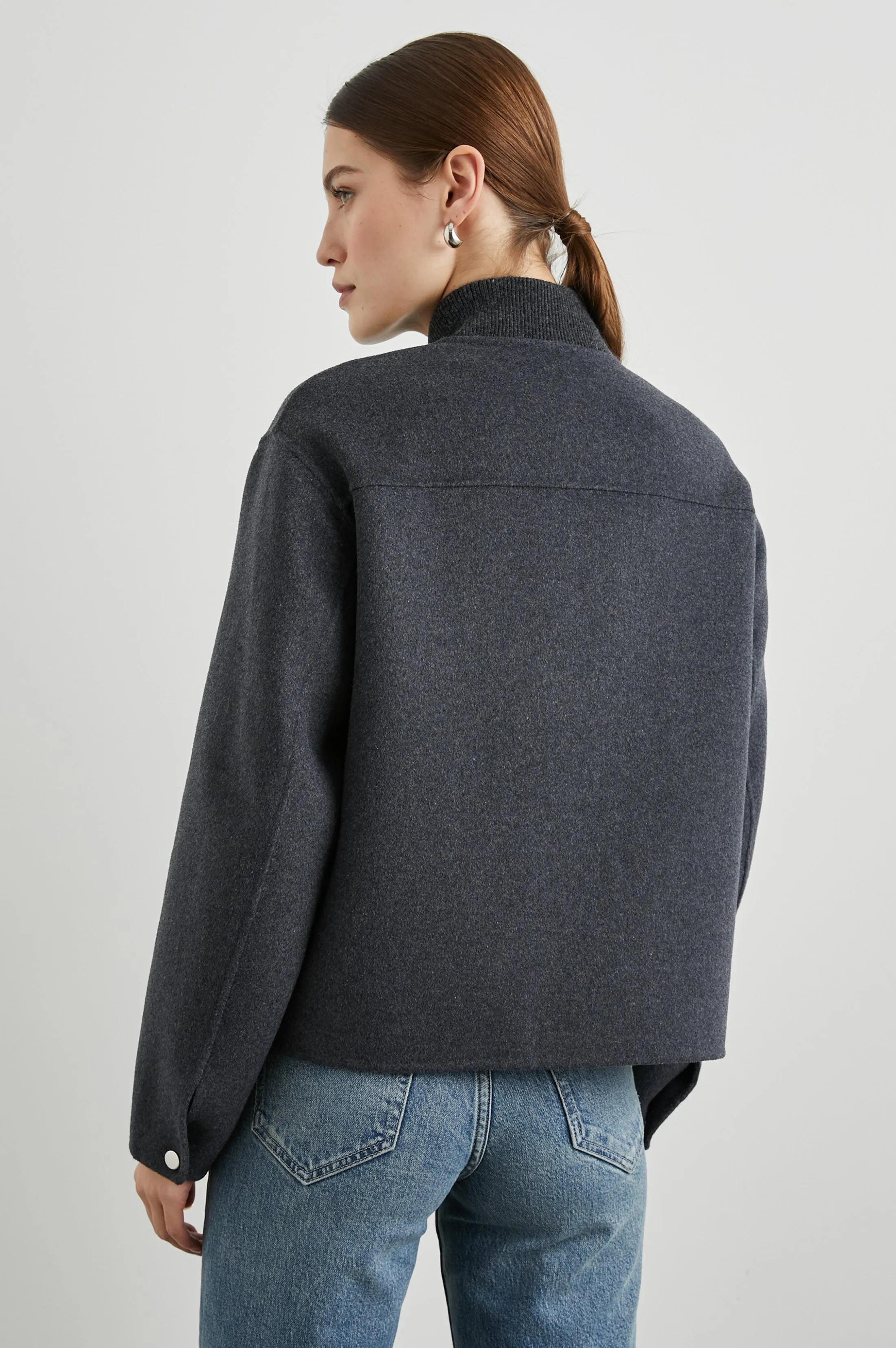 KINSLEY JACKET - CHARCOAL Rails