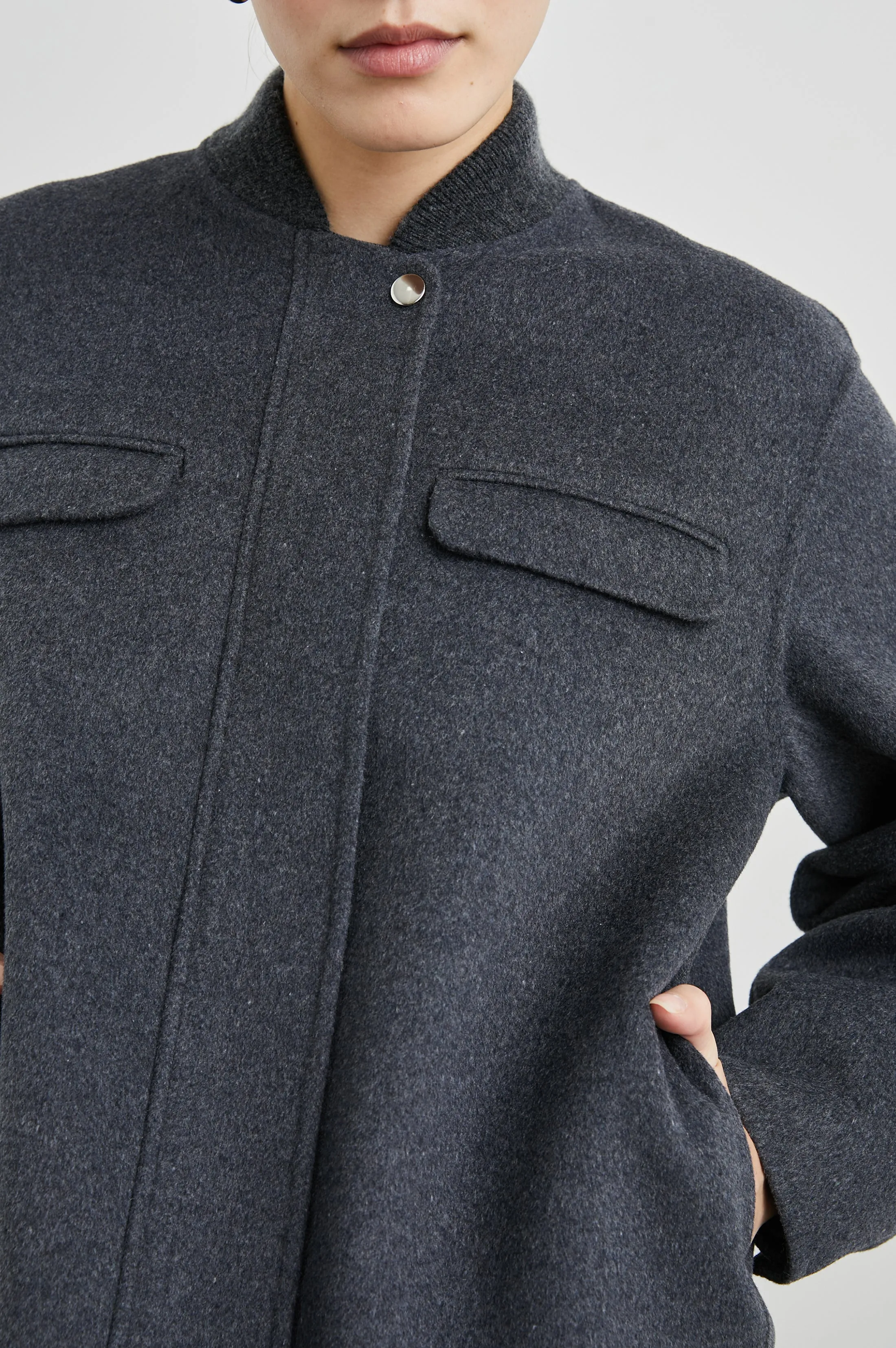 KINSLEY JACKET - CHARCOAL Rails