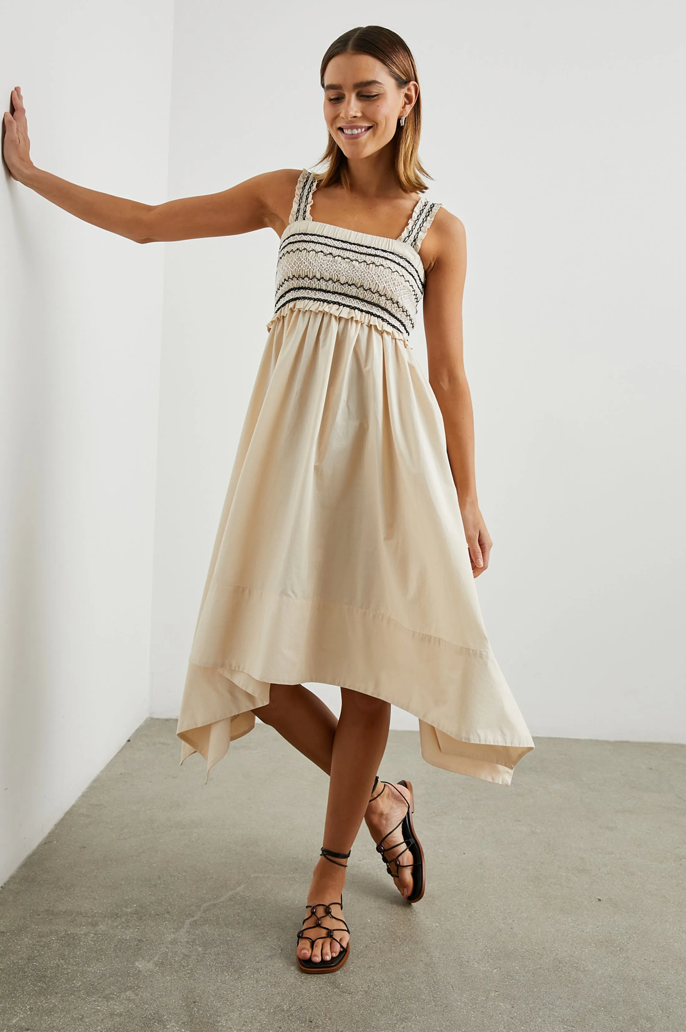 KIRSTEN DRESS - FLAX Rails