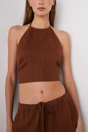 KYRA TOP - CACAO Rails