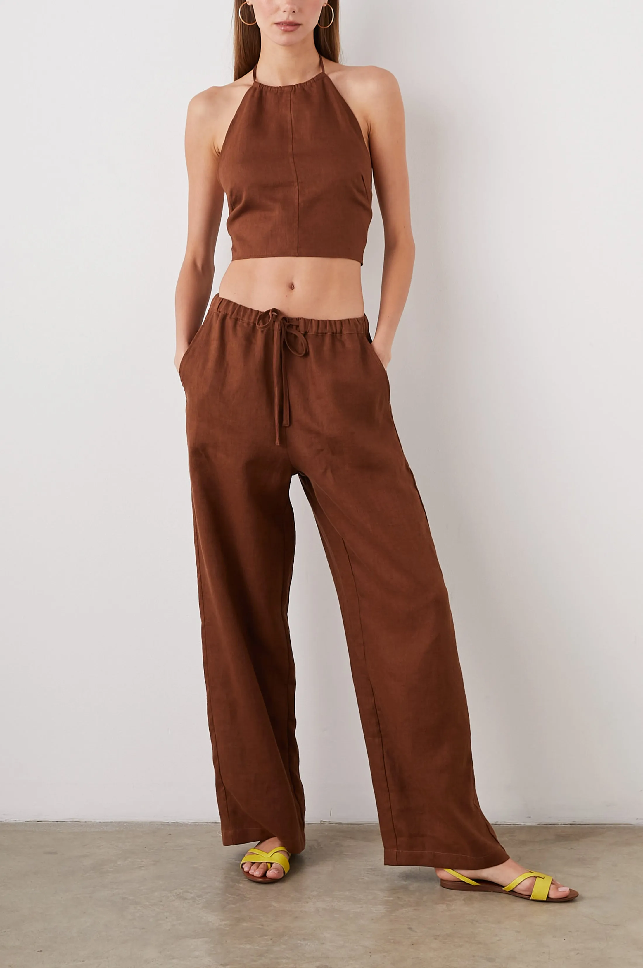 KYRA TOP - CACAO Rails