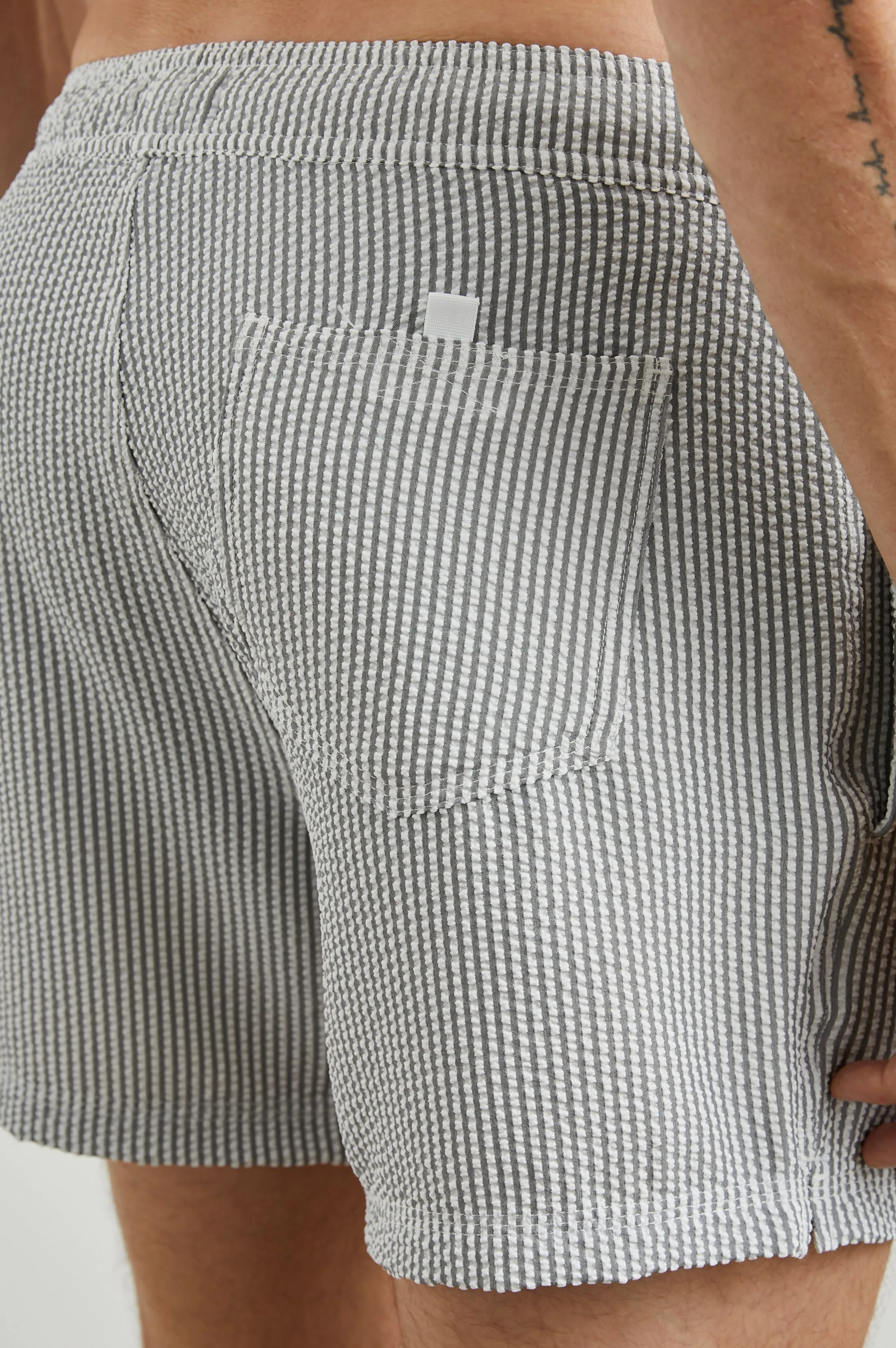 LA BREA SWIM SHORT - FADED SEERSUCKER Rails