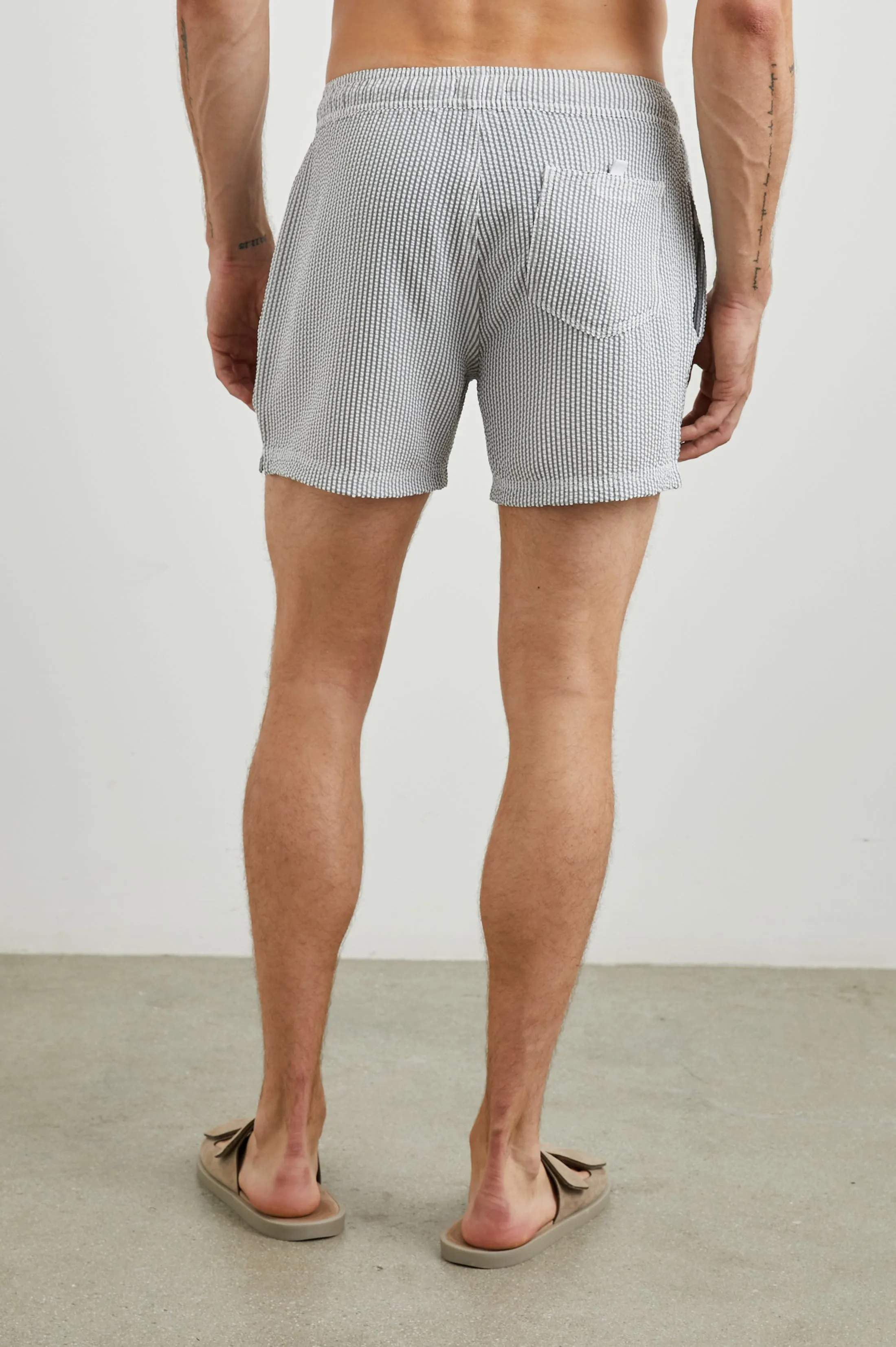 LA BREA SWIM SHORT - FADED SEERSUCKER Rails