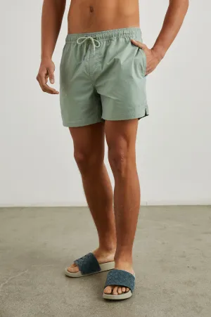 LA BREA SWIM SHORT - TEA LEAF Rails