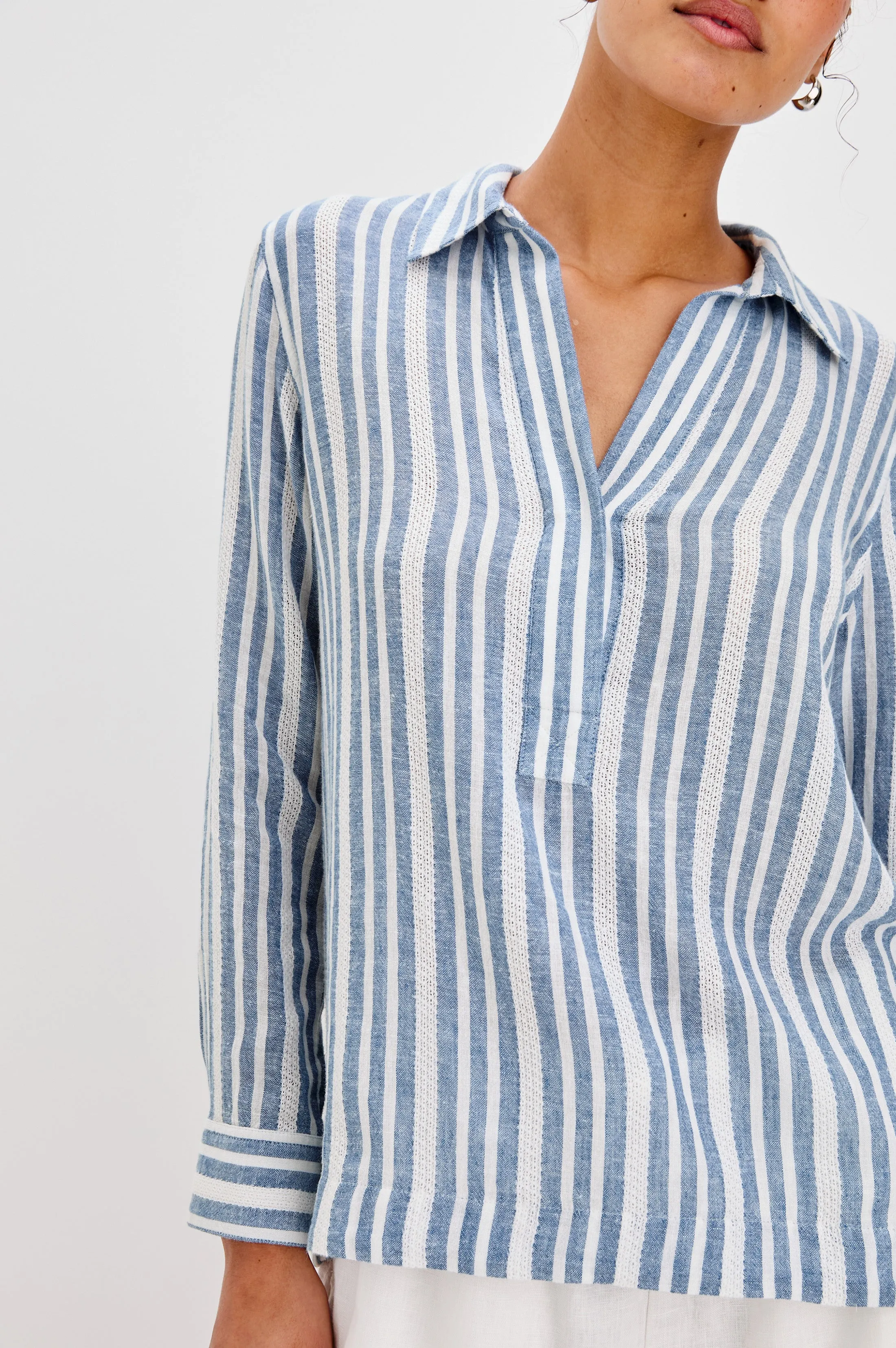 LAGOON TOP - JALISCO STRIPE Rails