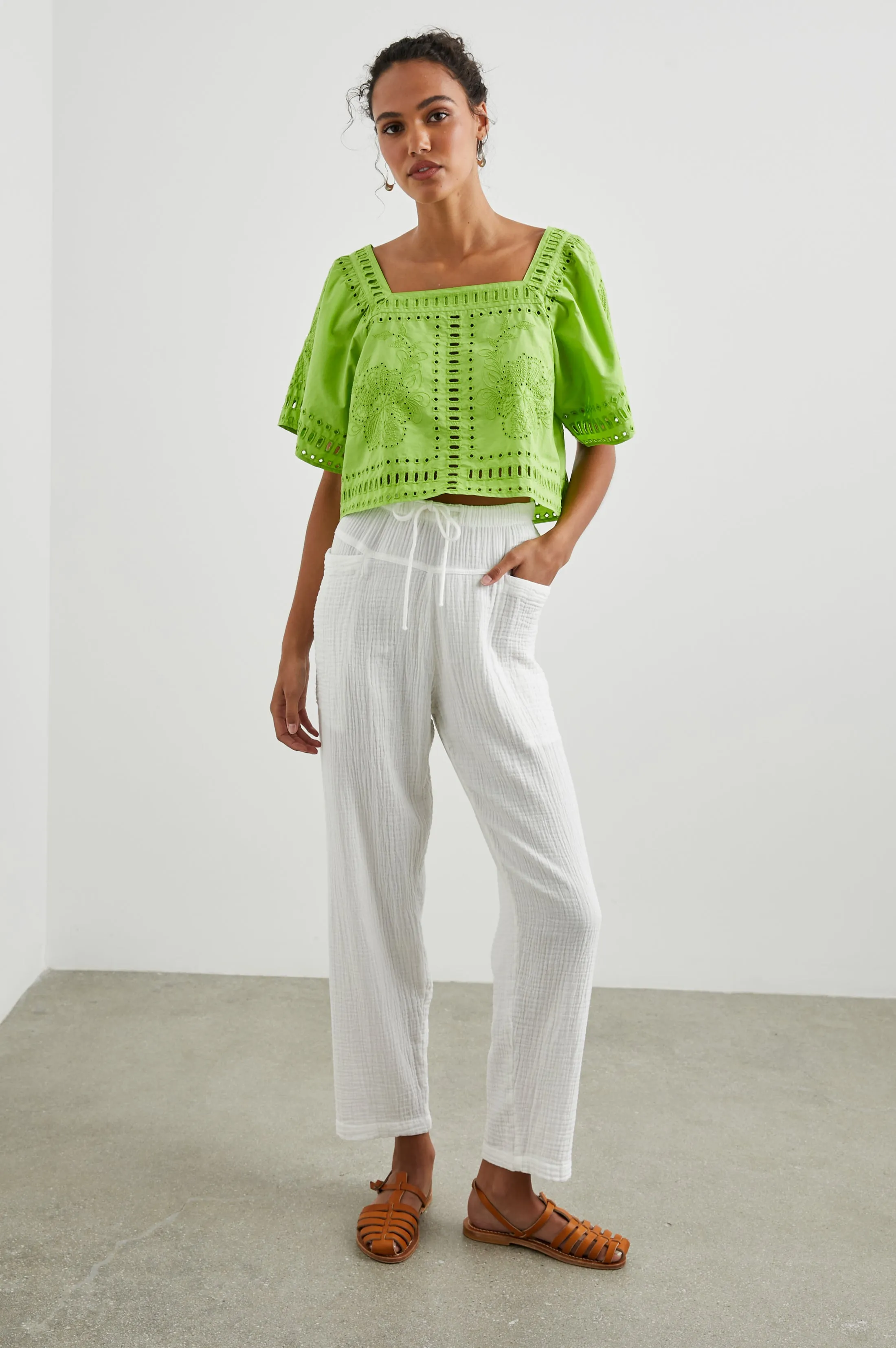 LAINE TOP - ISLAND GREEN Rails