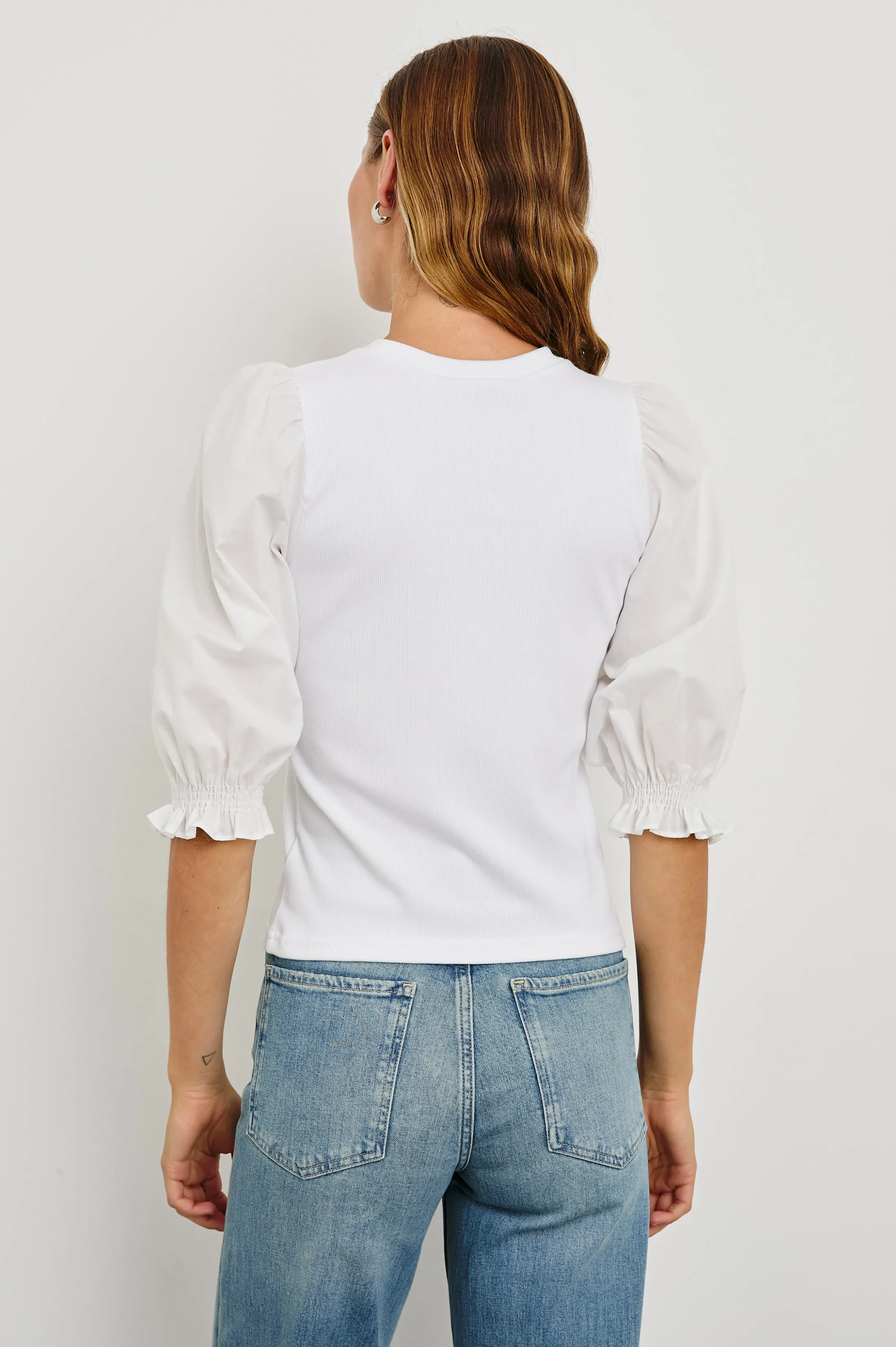 LANDYN TOP - WHITE Rails