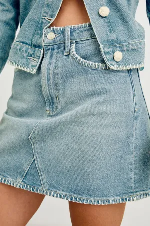 LAUREL SKIRT - HARBOR BLANKET STITCH Rails