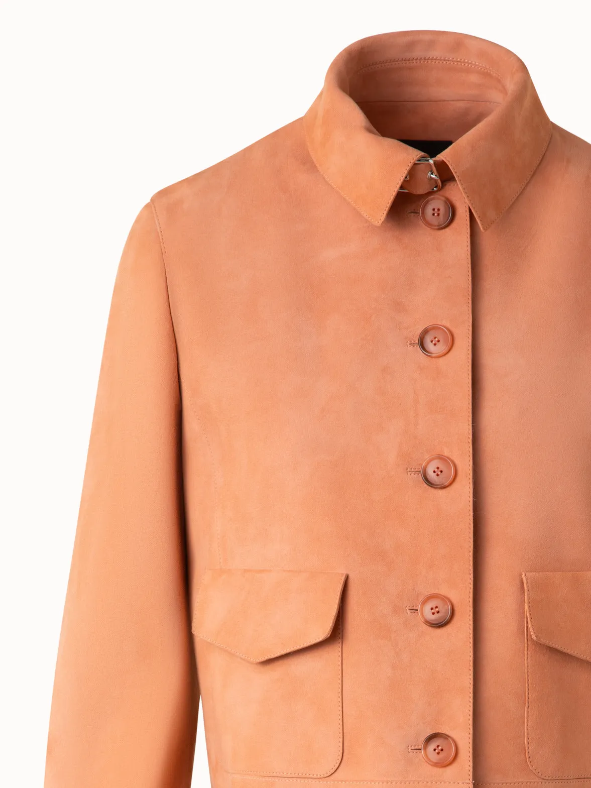 Leather Bomber Jacket Akris