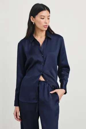 LEDGER SHIRT - NAVY Rails