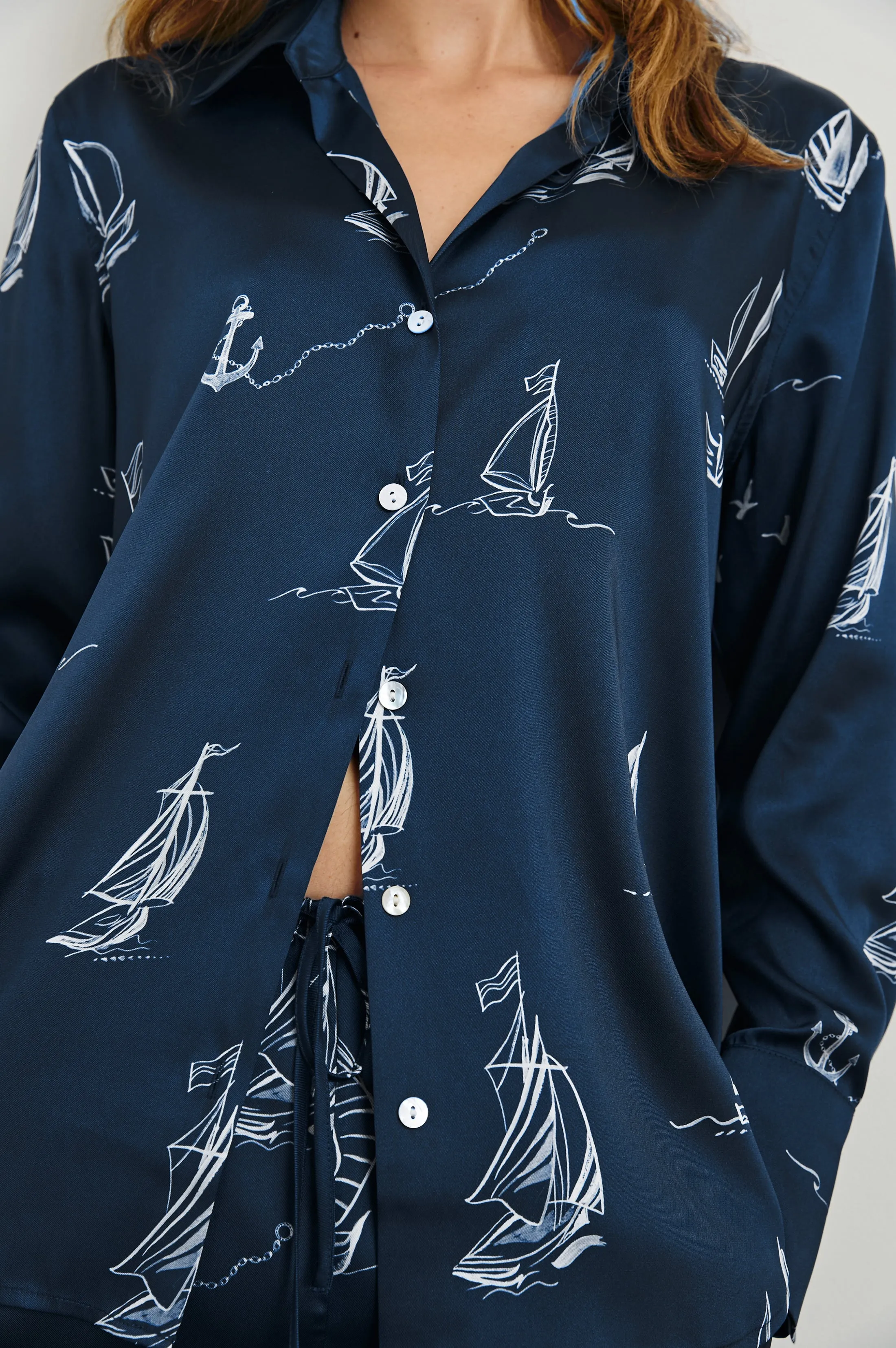 LEDGER SHIRT - SAILBOATS Rails