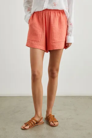 LEIGHTON SHORT - PAPAYA Rails