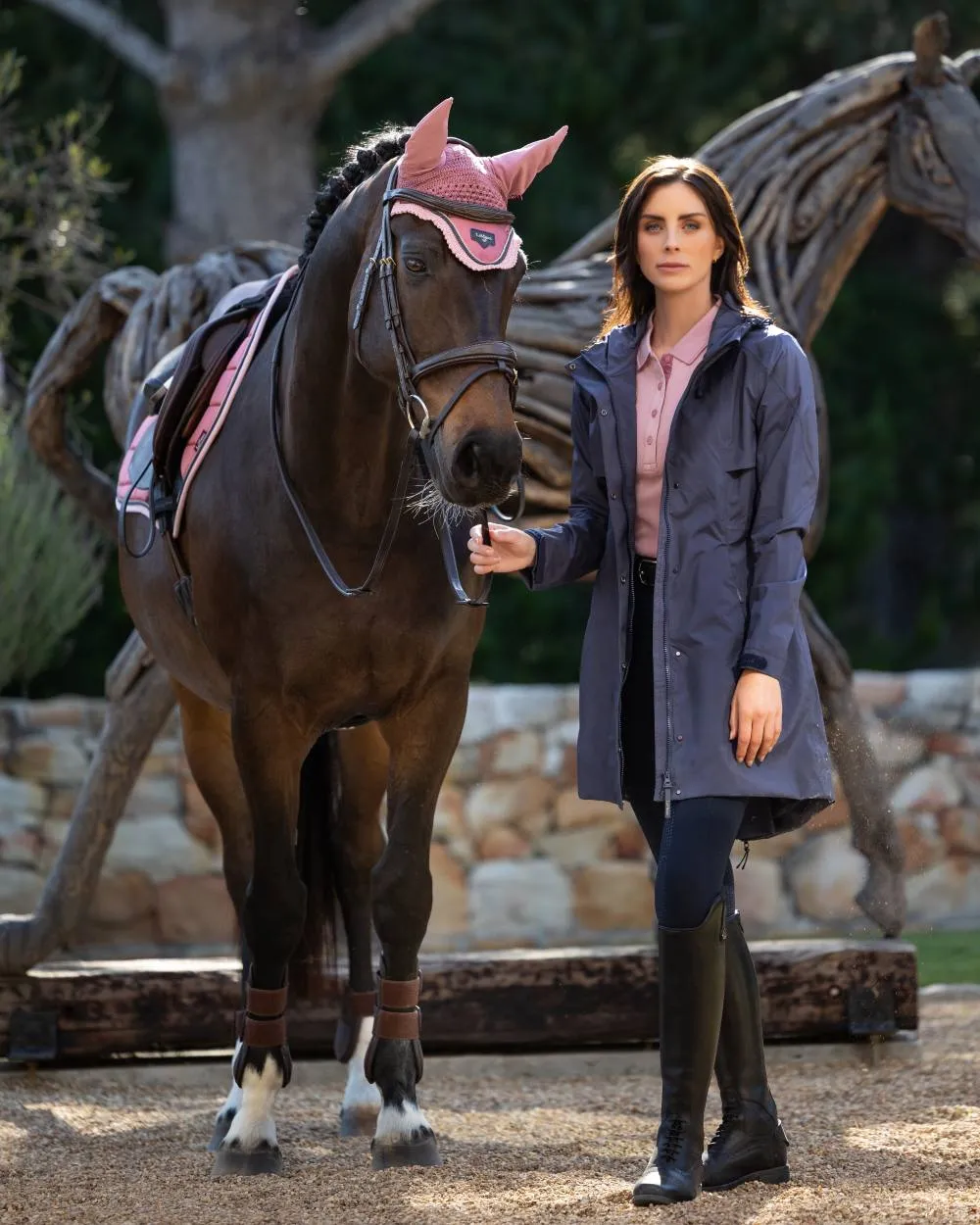 LeMieux Womens Grace Long Rain Jacket