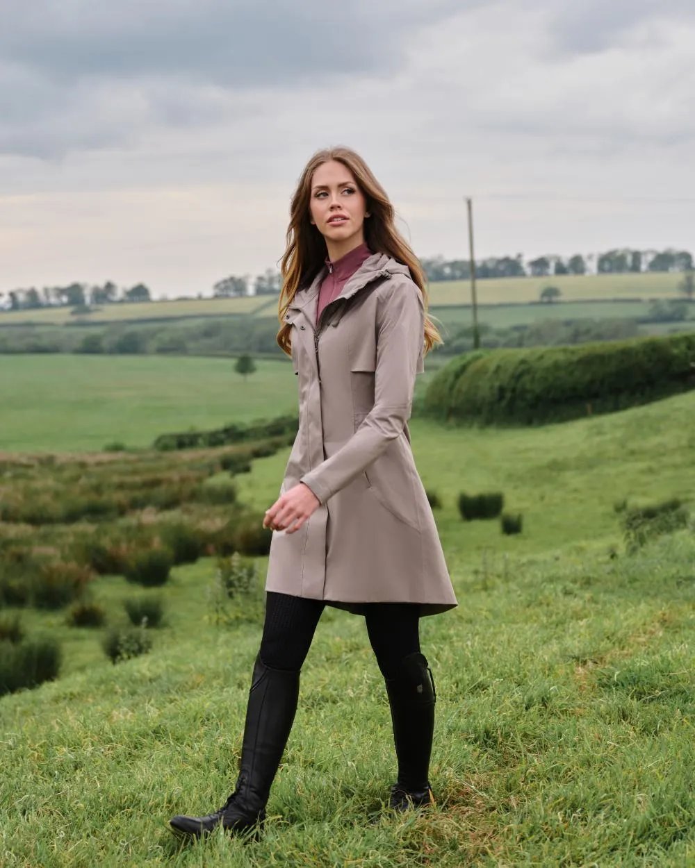 LeMieux Womens Grace Long Rain Jacket
