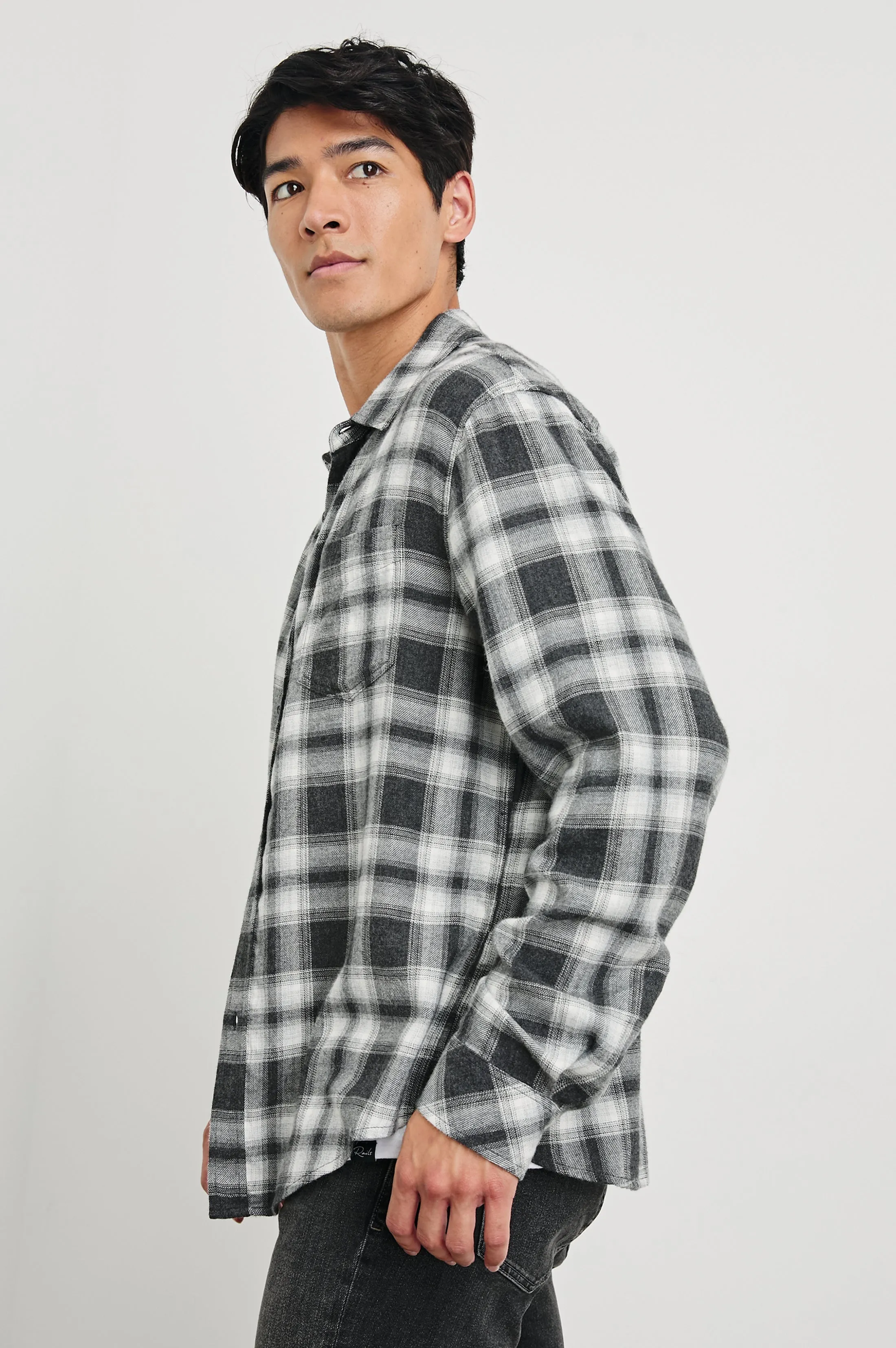 LENNOX SHIRT - BLACK OAK HAZE Rails