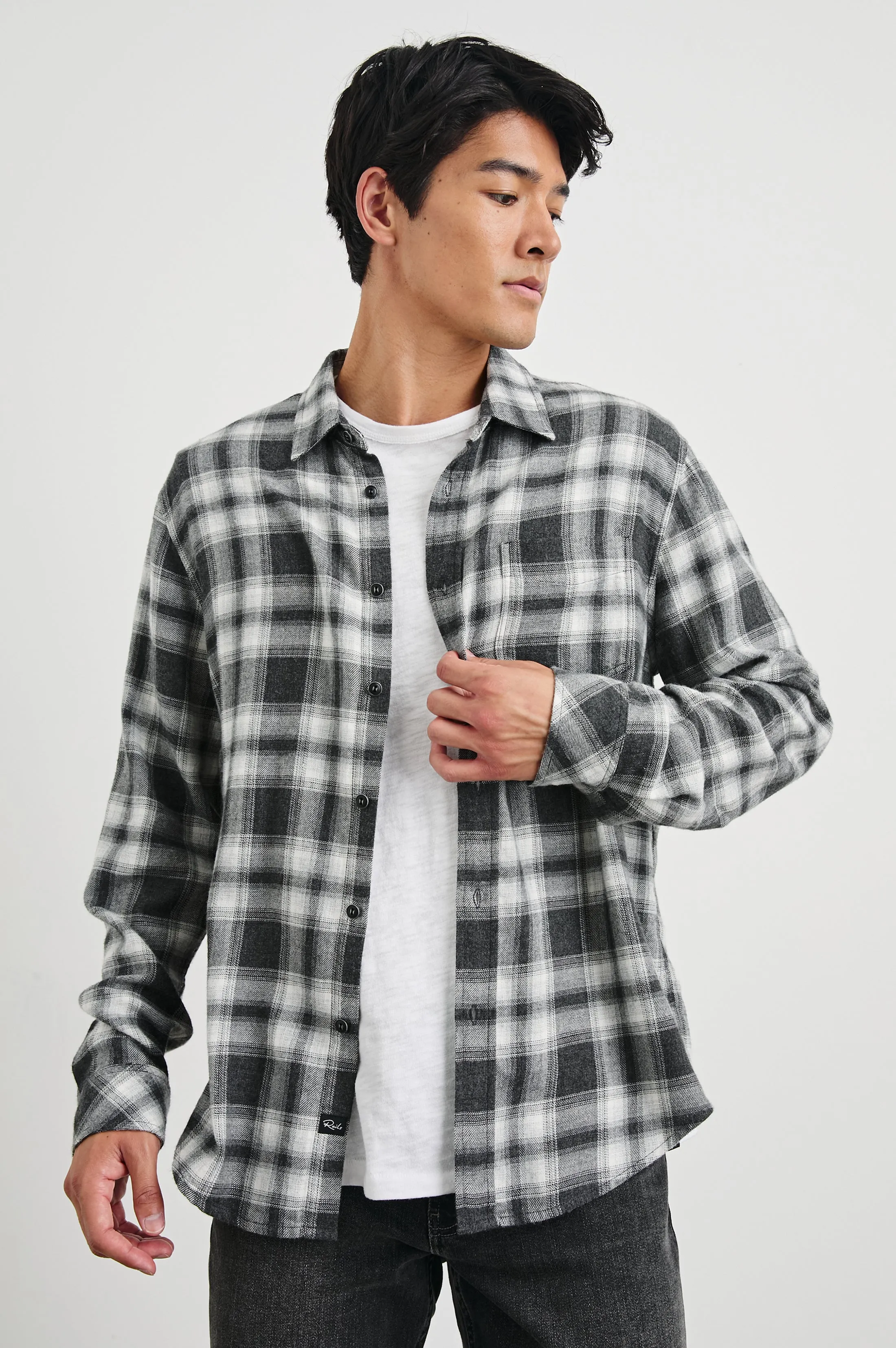 LENNOX SHIRT - BLACK OAK HAZE Rails