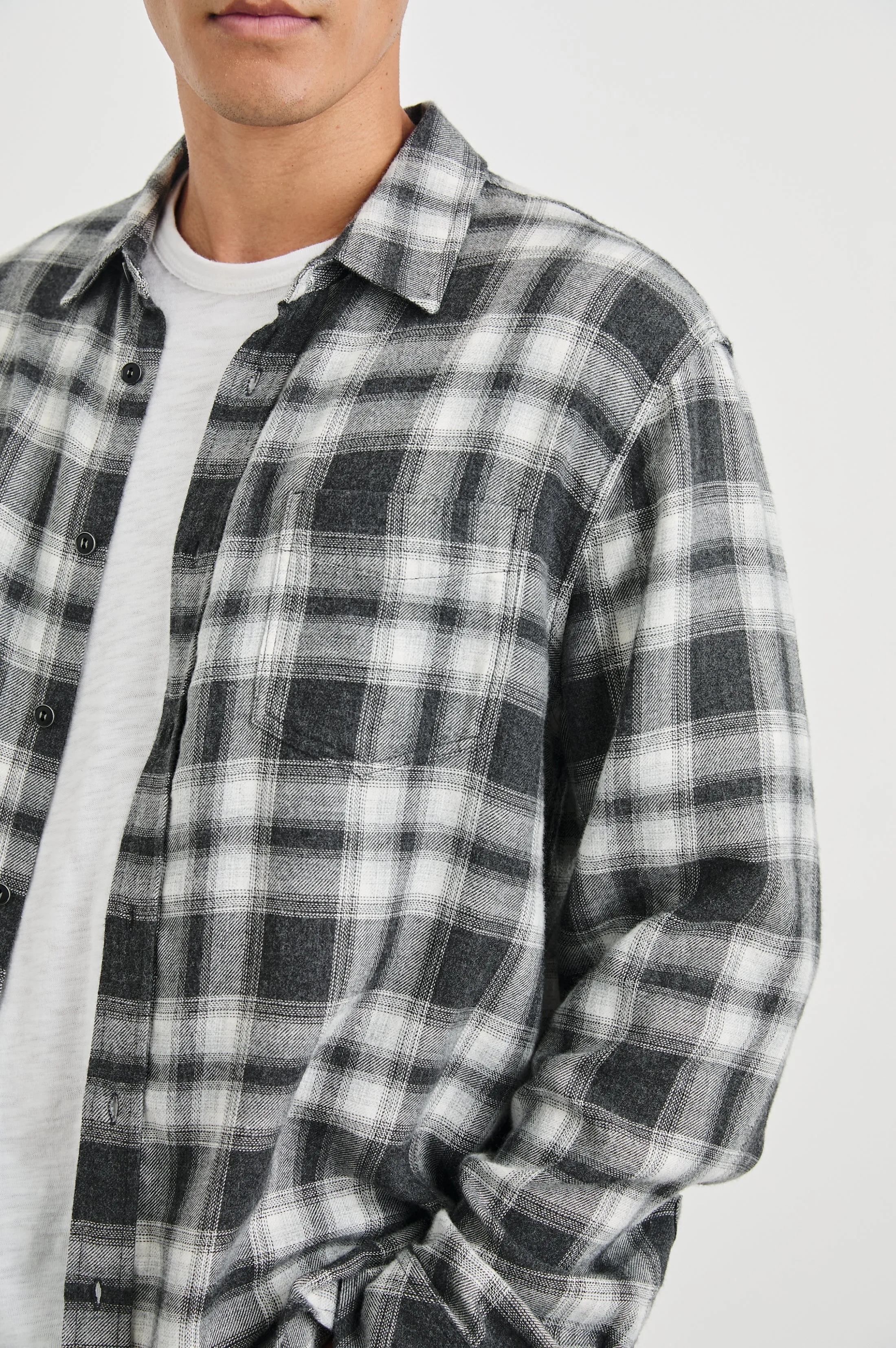 LENNOX SHIRT - BLACK OAK HAZE Rails