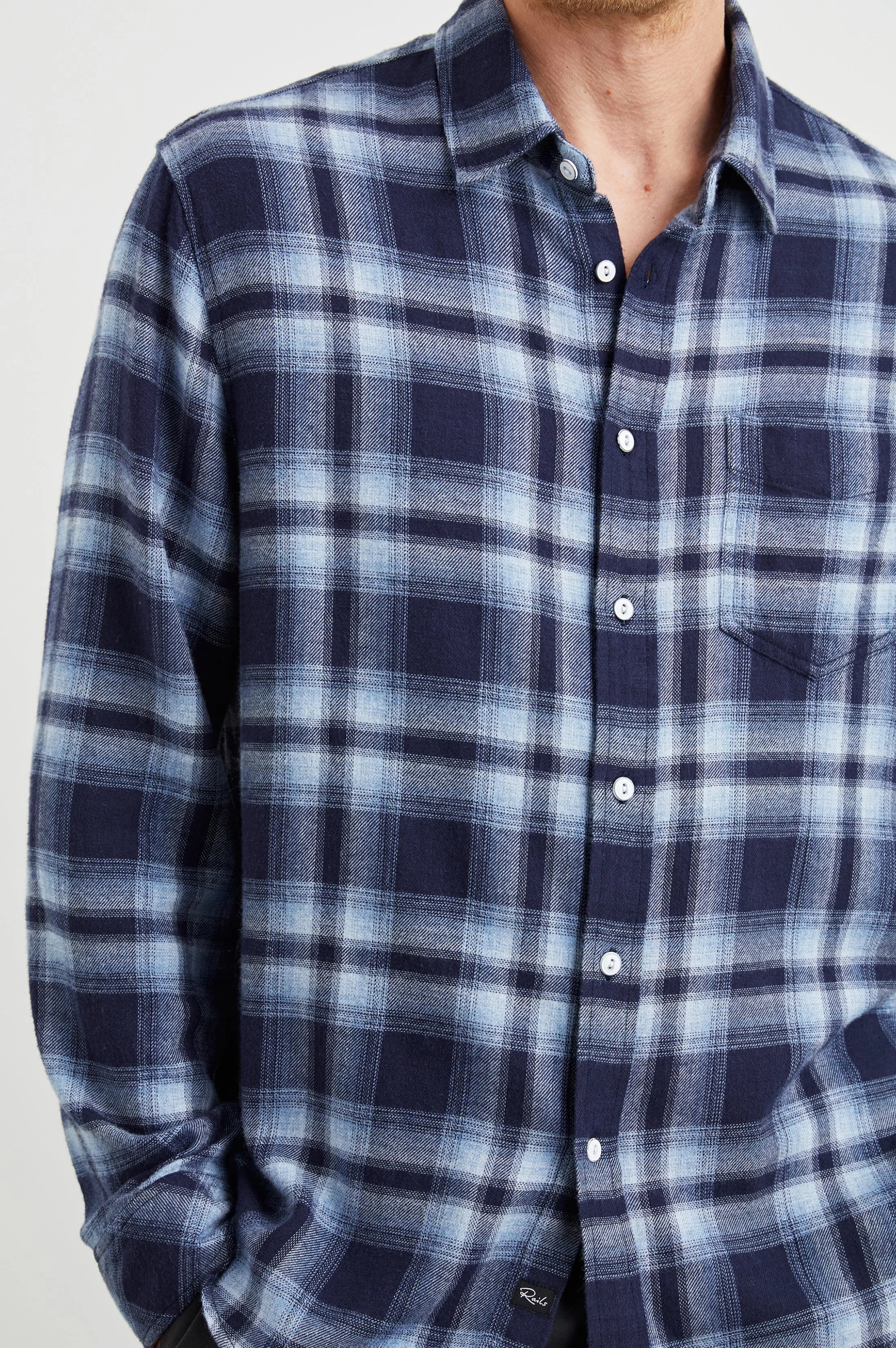 LENNOX SHIRT - BLUE OPAL Rails
