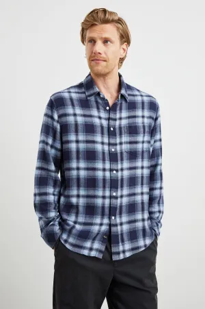 LENNOX SHIRT - BLUE OPAL Rails