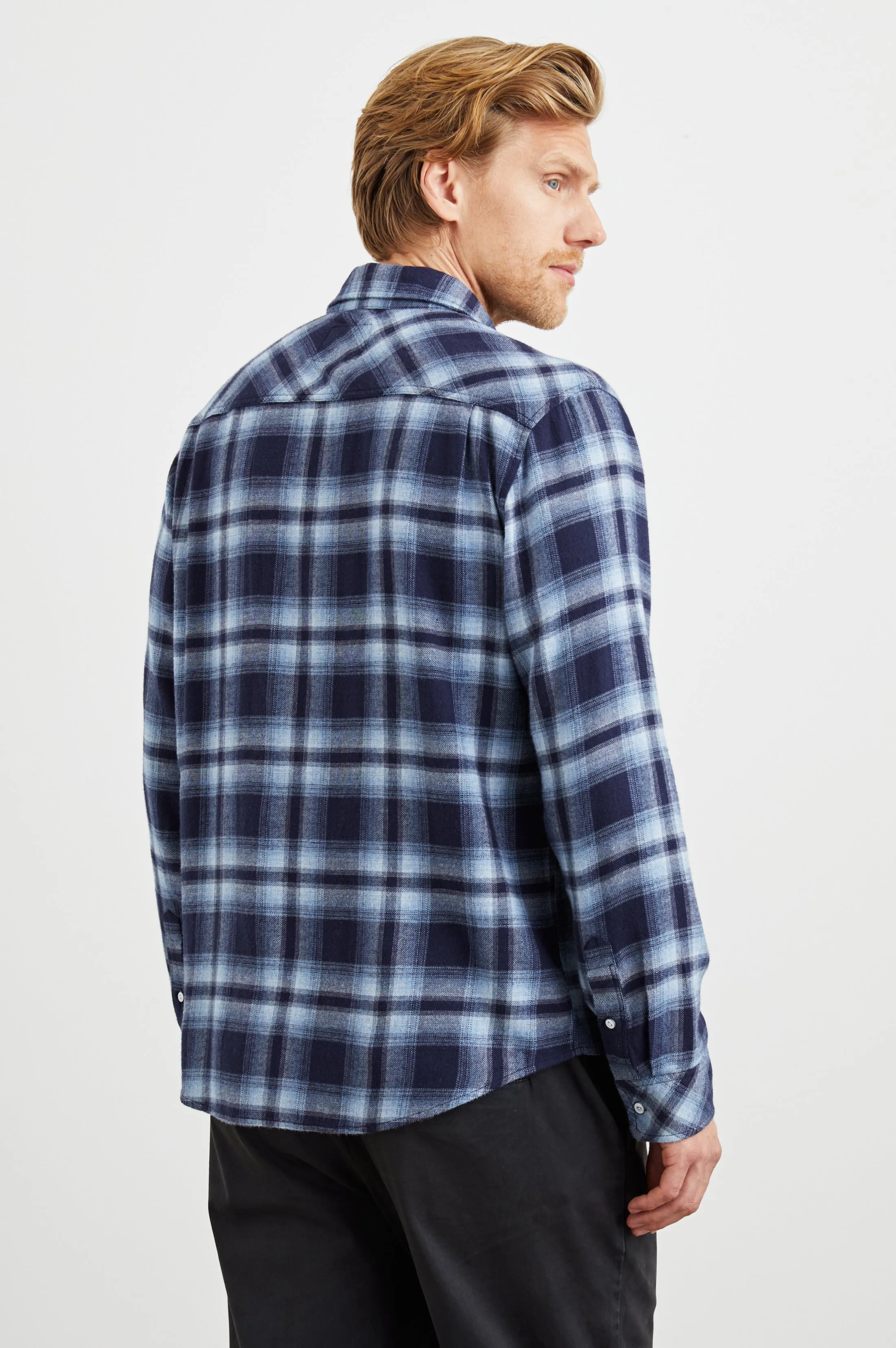 LENNOX SHIRT - BLUE OPAL Rails