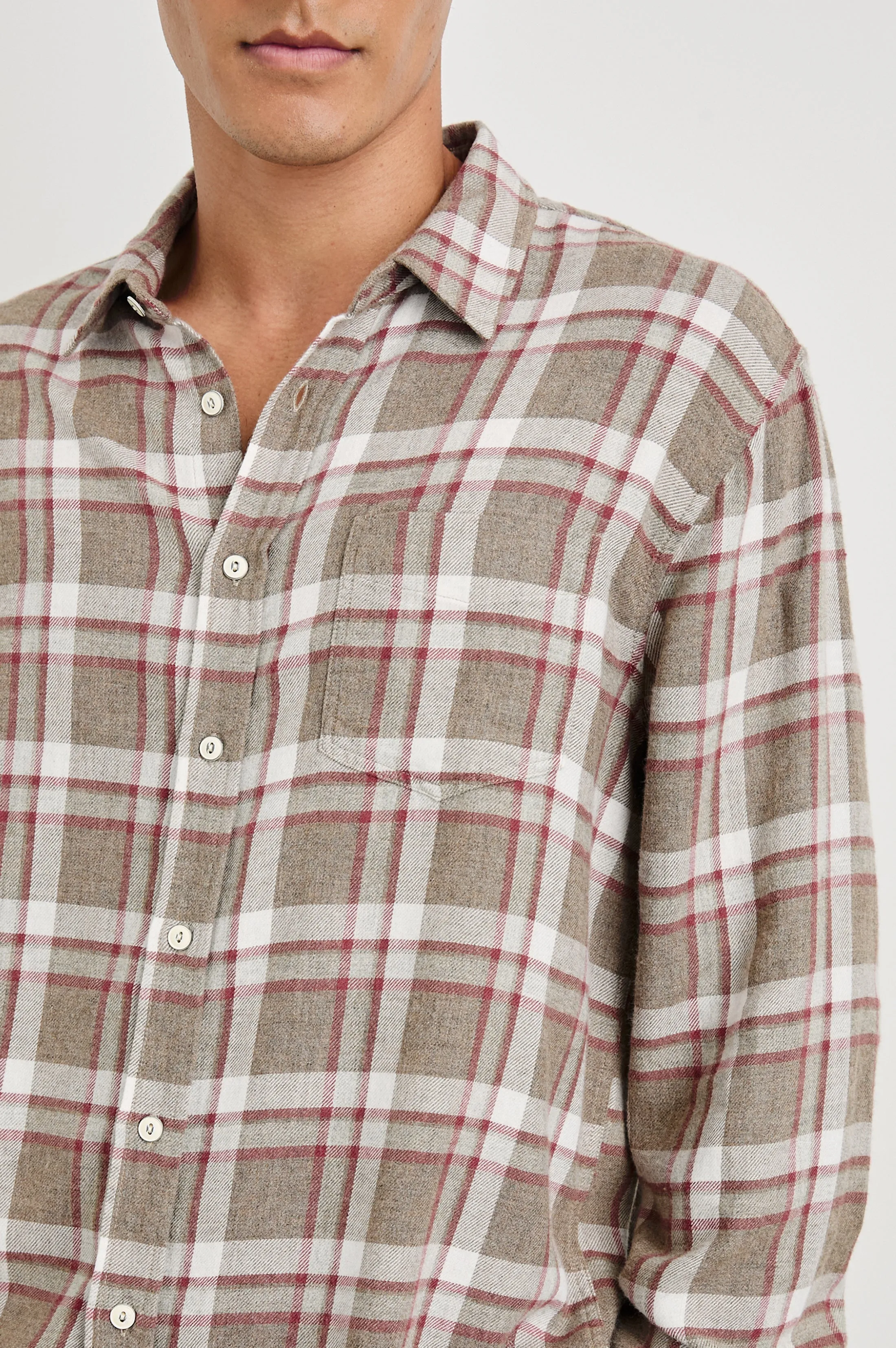 LENNOX SHIRT - CHINCHILLA CURRANT Rails