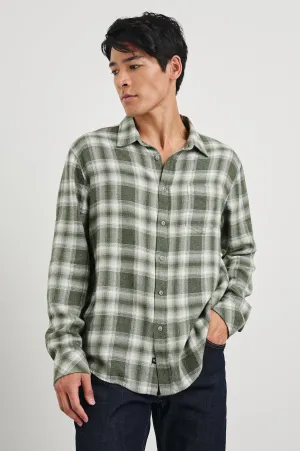 LENNOX SHIRT - DEEP MEADOW WHITE Rails