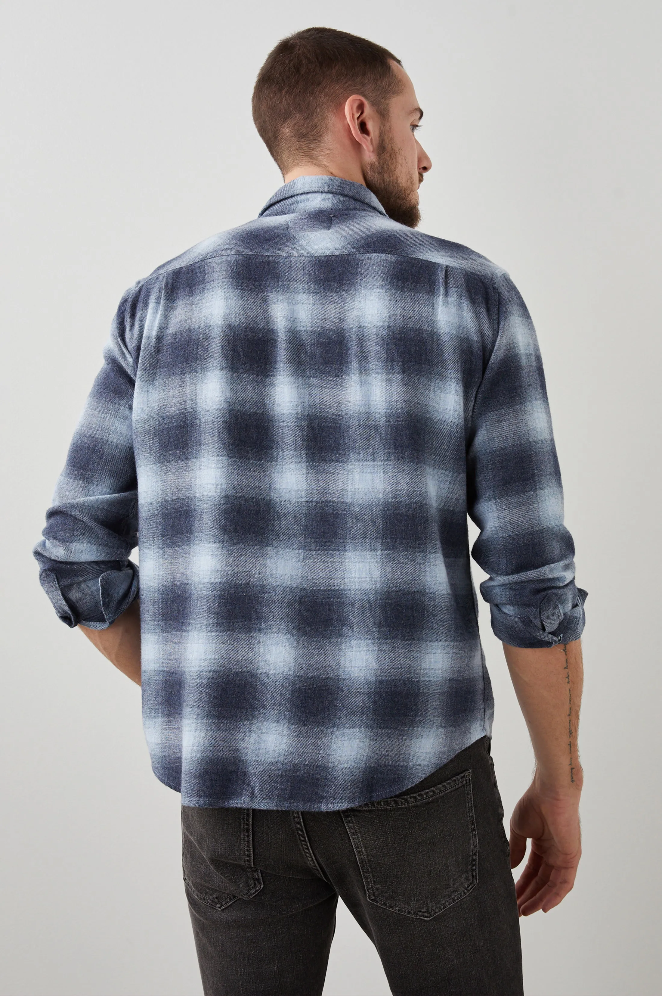 LENNOX SHIRT - DENIM SHADOW Rails