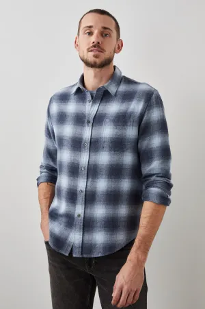 LENNOX SHIRT - DENIM SHADOW Rails