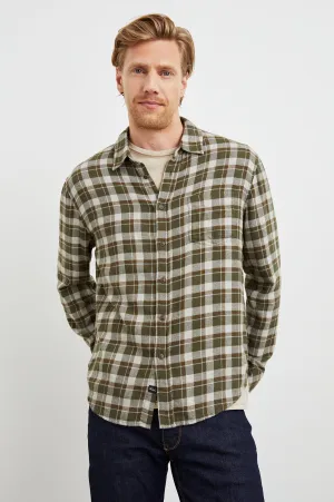 LENNOX SHIRT - IGUANA GREY Rails