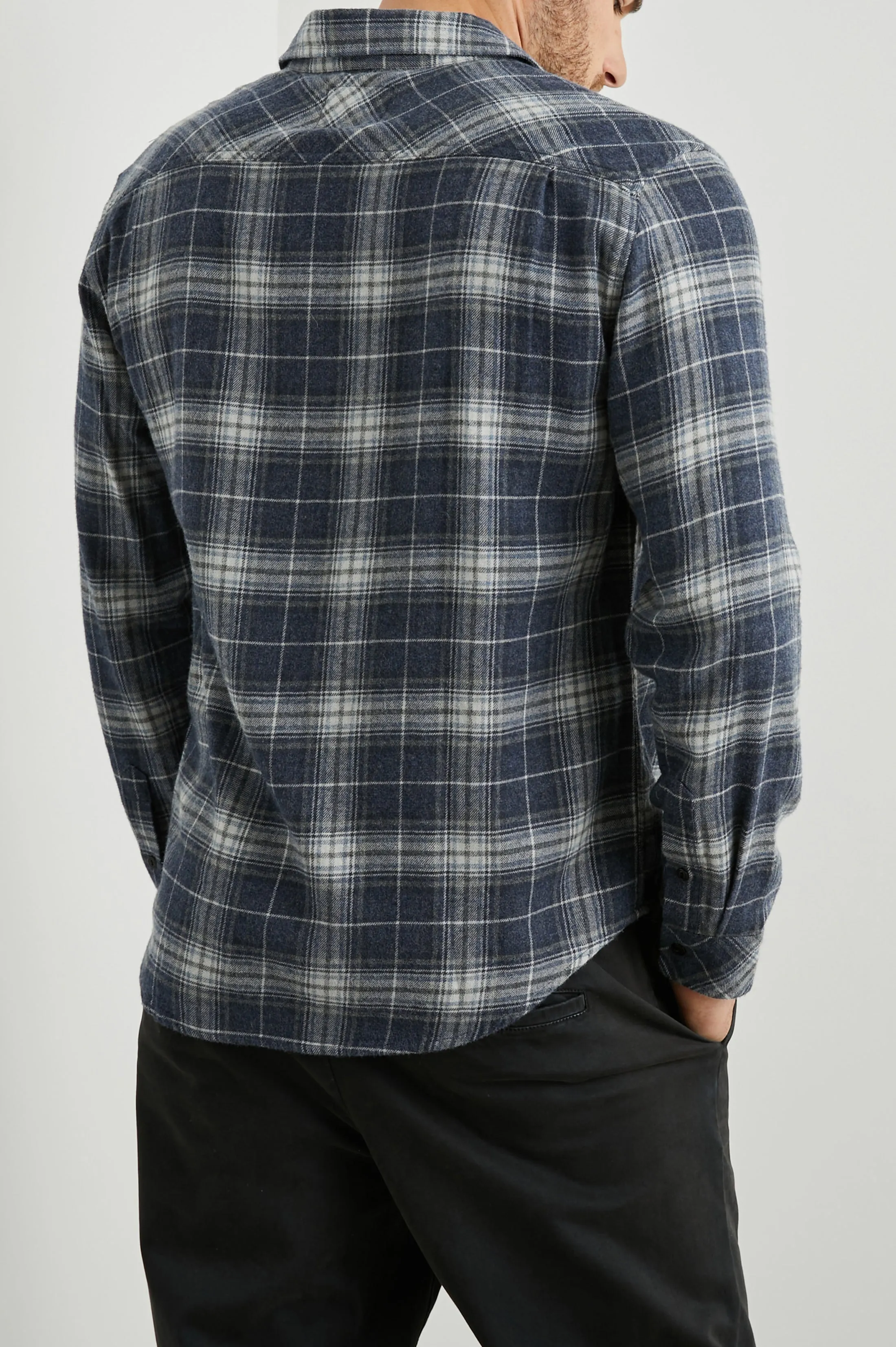 LENNOX SHIRT - SHADOW ETHER MELANGE Rails