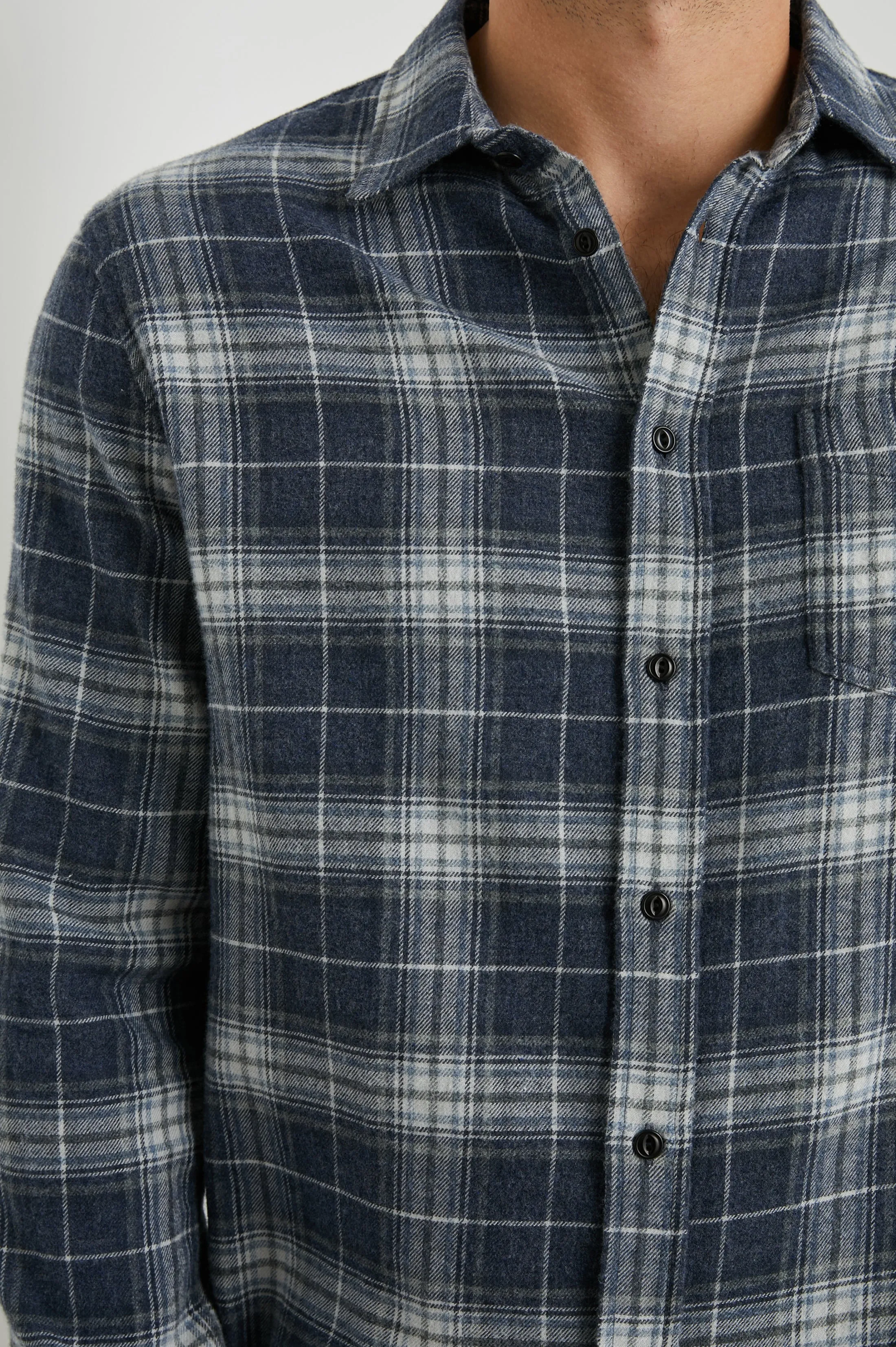 LENNOX SHIRT - SHADOW ETHER MELANGE Rails