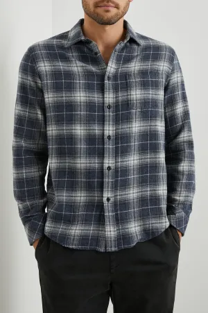 LENNOX SHIRT - SHADOW ETHER MELANGE Rails
