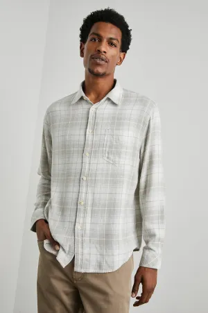 LENNOX SHIRT - WHEAT DOVE MELANGE Rails