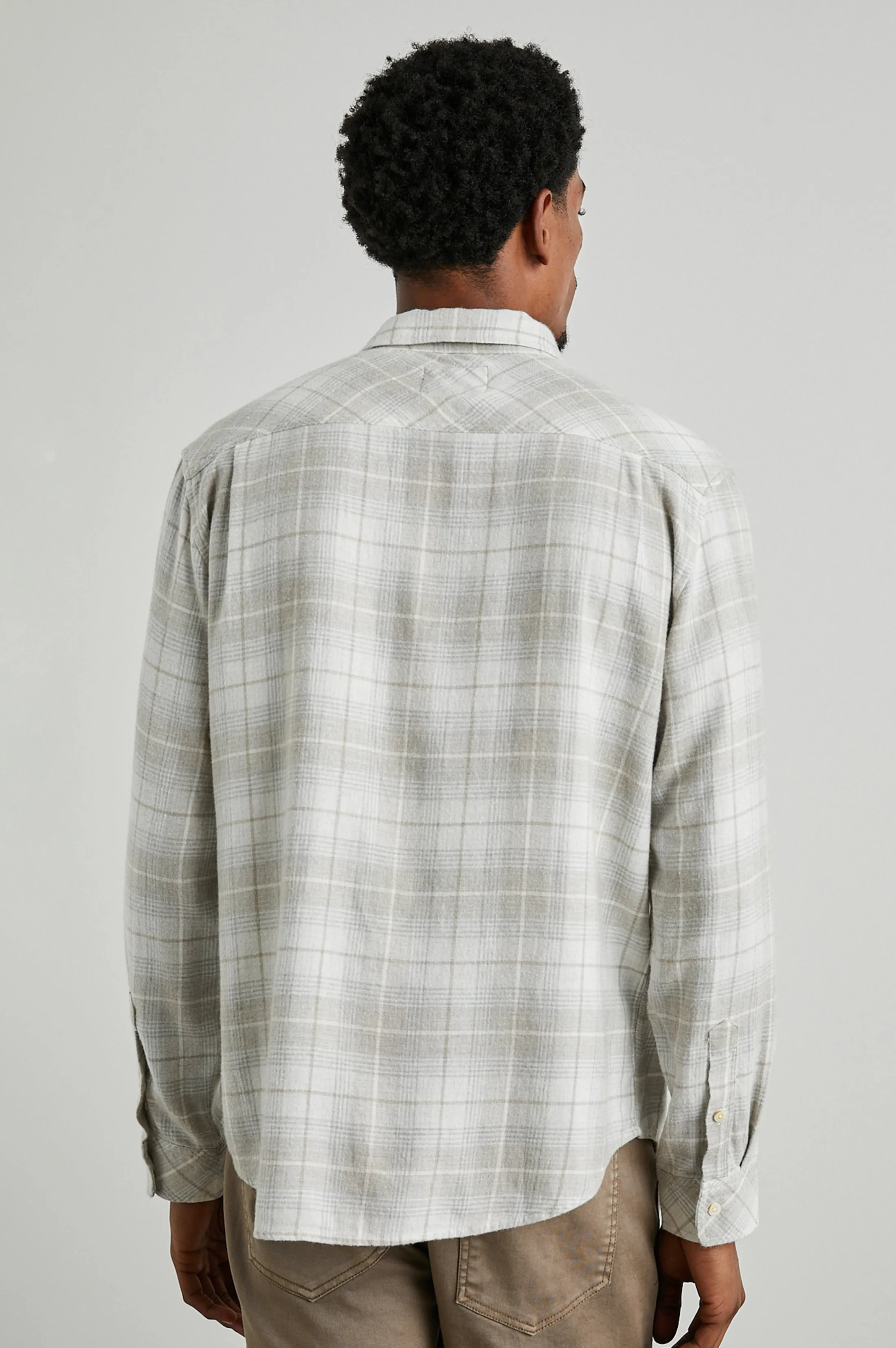 LENNOX SHIRT - WHEAT DOVE MELANGE Rails