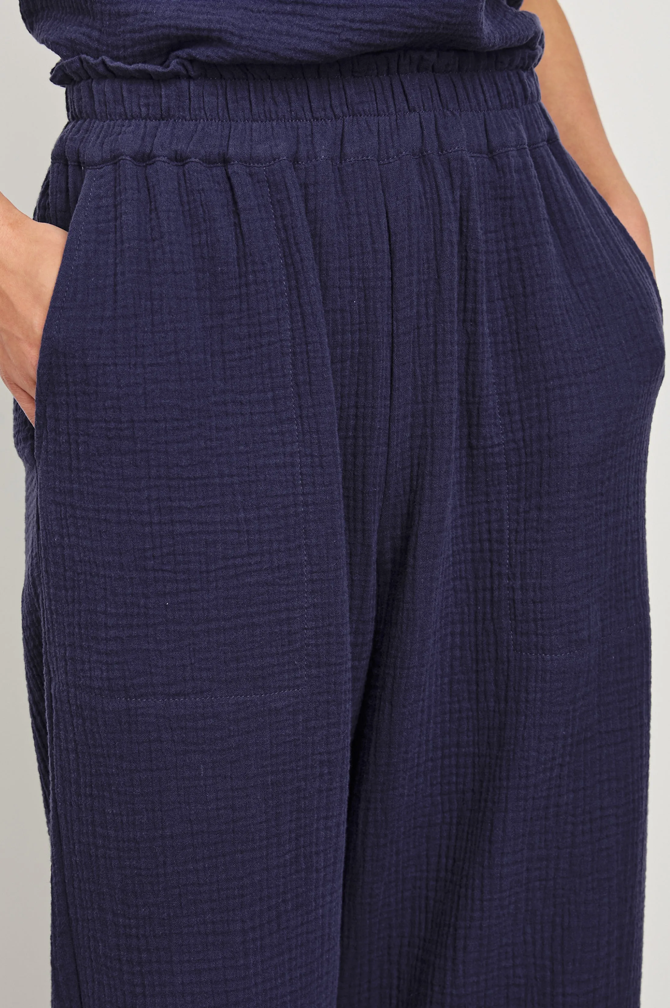 LEON CROP PANT - ADMIRAL BLUE Rails