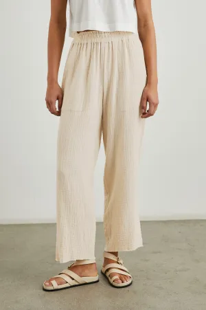 LEON CROP PANT - FLAX Rails