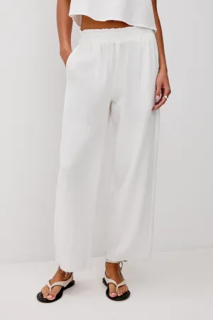 LEON CROP PANT - WHITE Rails