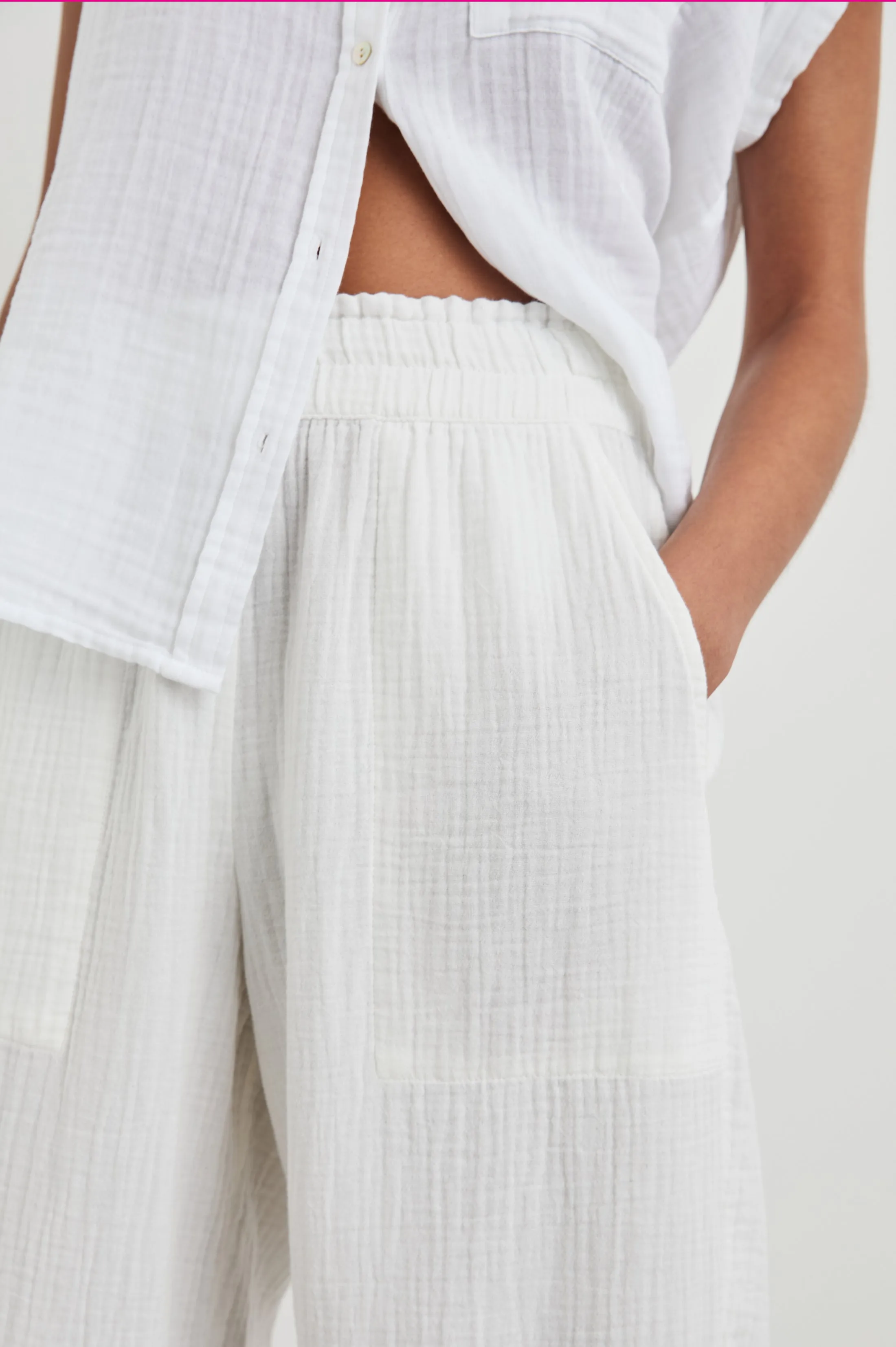 LEON PANT - WHITE Rails