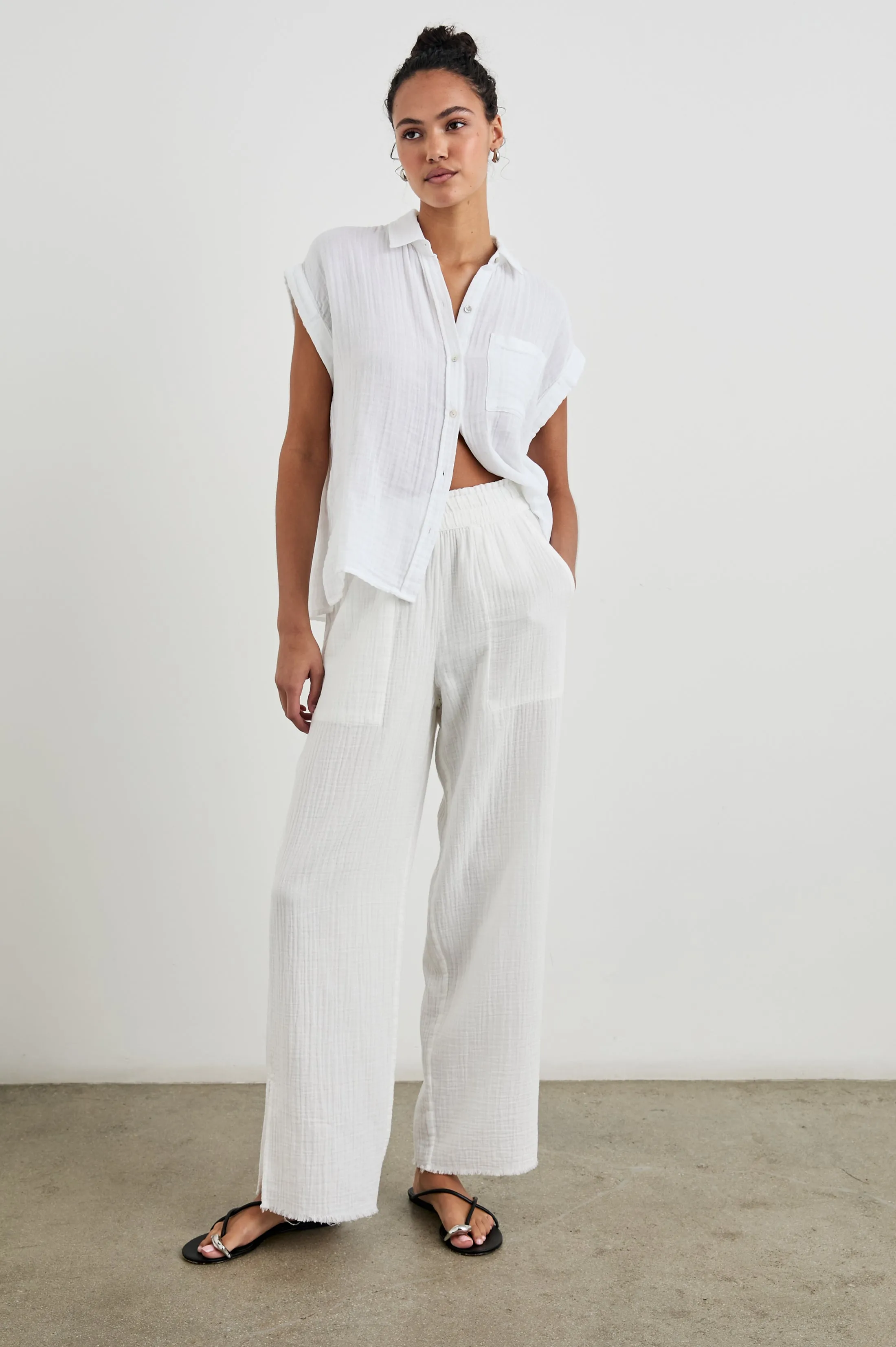 LEON PANT - WHITE Rails
