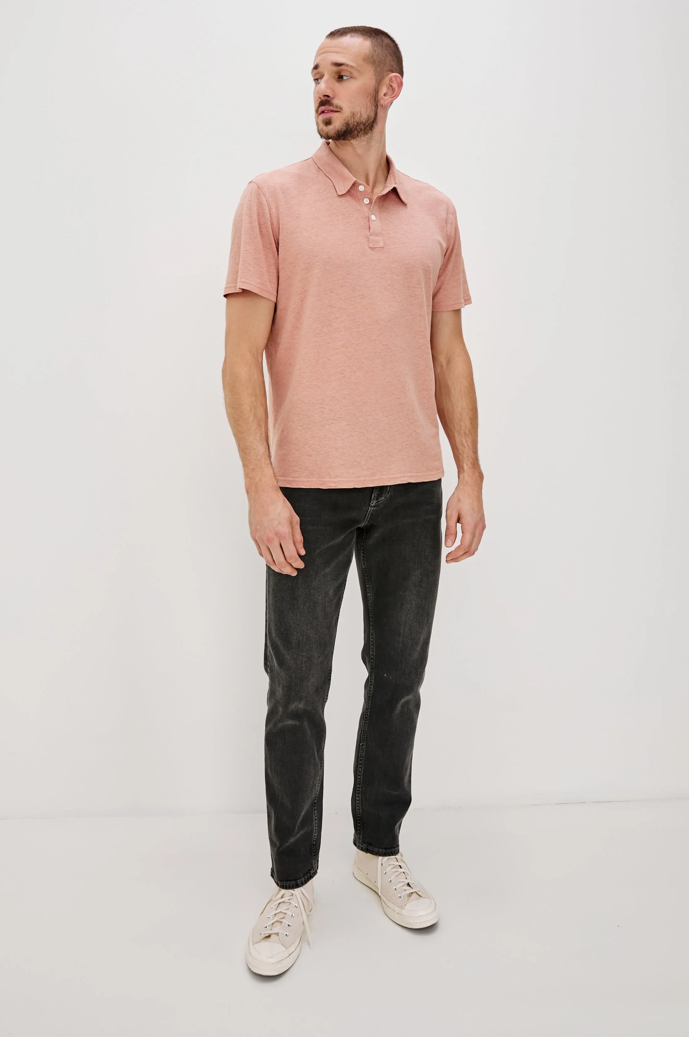 LEVANT POLO SHIRT - FLAMINGO Rails