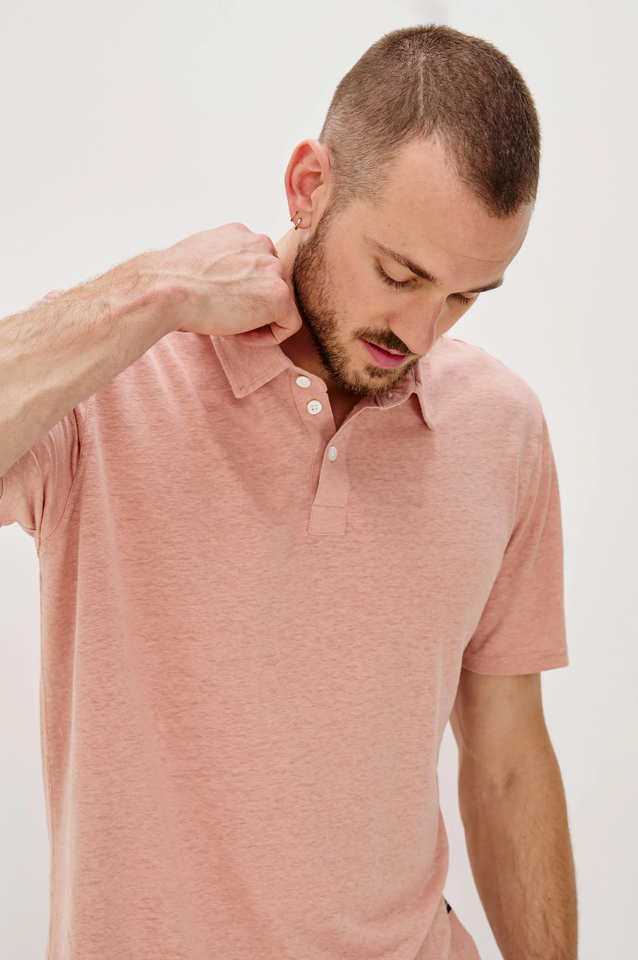 LEVANT POLO SHIRT - FLAMINGO Rails